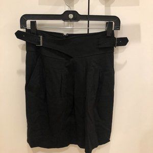 BCBGMaxazria Black Wool Skirt
